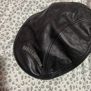 Mens leather hat